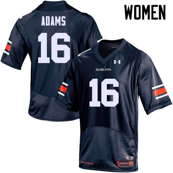 Auburn Tigers Women's Devin Adams #16 Navy Under Armour Stitched College NCAA Authentic Football Jersey NAI2374LP